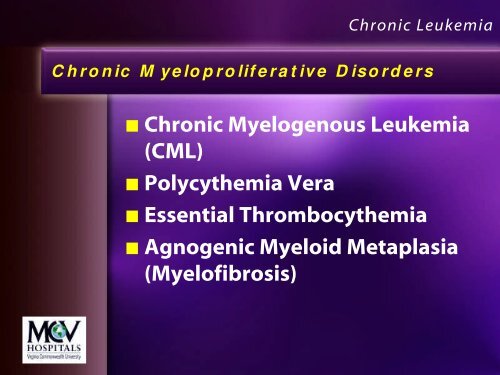 Leukemia Lecture Part 2 - Pathology