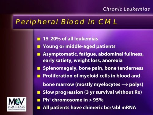 Leukemia Lecture Part 2 - Pathology