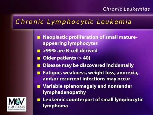 Leukemia Lecture Part 2 - Pathology