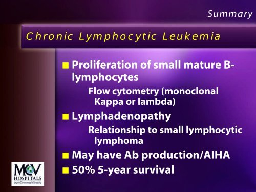 Leukemia Lecture Part 2 - Pathology