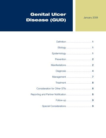 Genital Ulcer Disease (GUD)