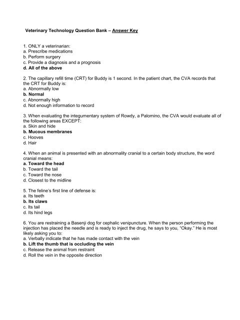 which vein is not frequently used during venipuncture on a dog