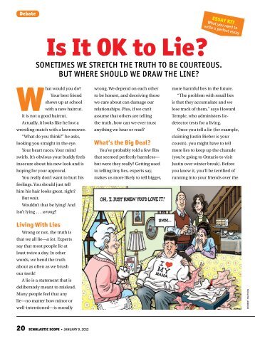 "Is It OK to Lie?" Article.pdf - Joint School District No. 2