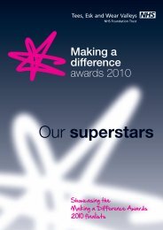 Our superstars - Tees, Esk and Wear Valleys NHS Foundation Trust