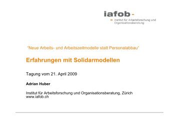 Ergebnisse aus der Mitarbeiterbefragung - bei Gruppe Corso