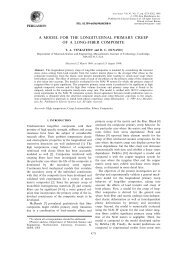 a model for the longitudinal primary creep of a long-fiber composite