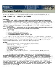 Technical Bulletin - Colmac Coil Manufacturing, Inc.