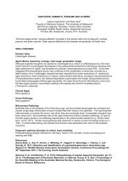 Pathology of Dasyurids - Australian Registry of Wildlife Health