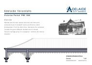 Verandah Conservation for Heritage Listed Places - Adelaide City ...