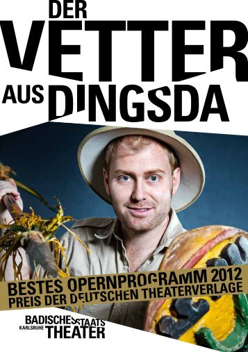 Programmheft - Badisches Staatstheater Karlsruhe