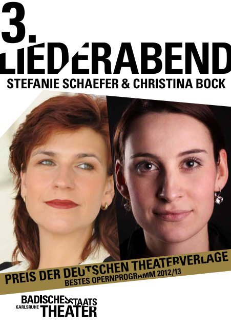 Programmheft - Badisches Staatstheater Karlsruhe