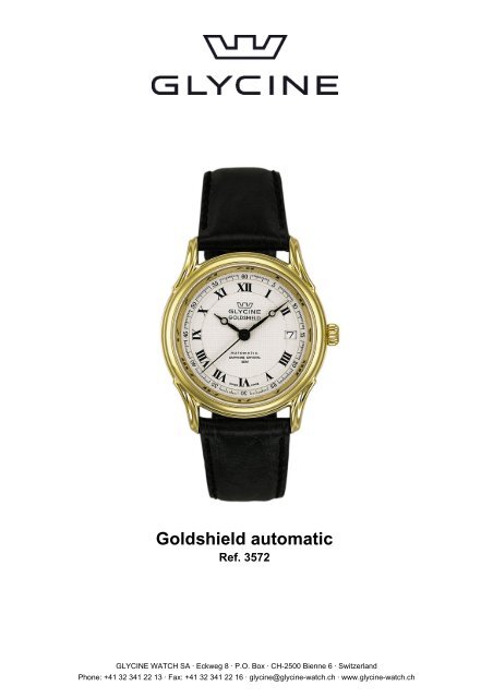 Glycine Watch - Goldshield automatic - Glycine Watch SA