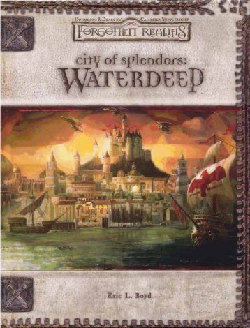 Forgotten Realms ~ Waterdeep ~ City of - Alexisalvarez.org