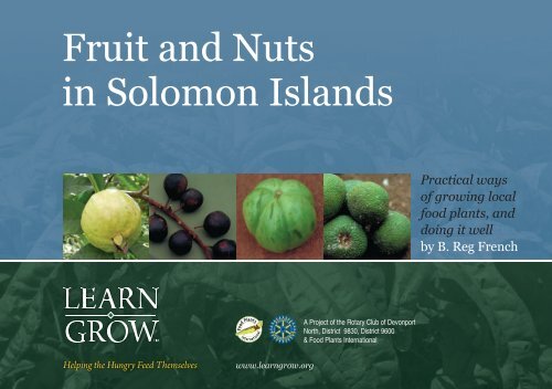 Solomon Islands Fruit and Nuts - Learn Grow