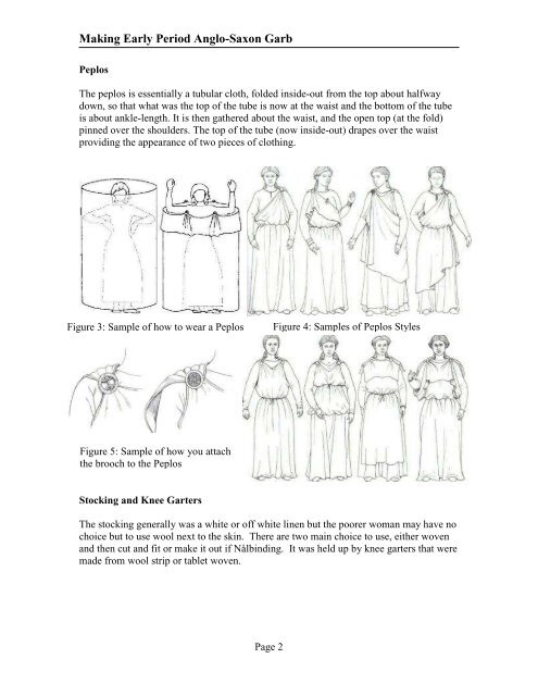 Making Early Period Anglo-Saxon Garb - Midrealm / Middle Kingdom