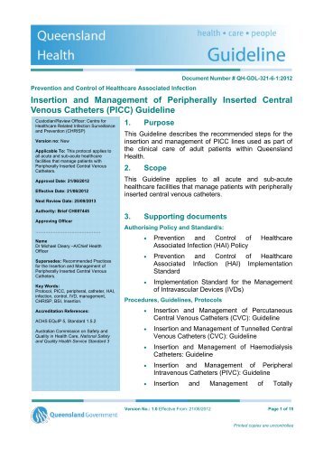 PICC - Queensland Health