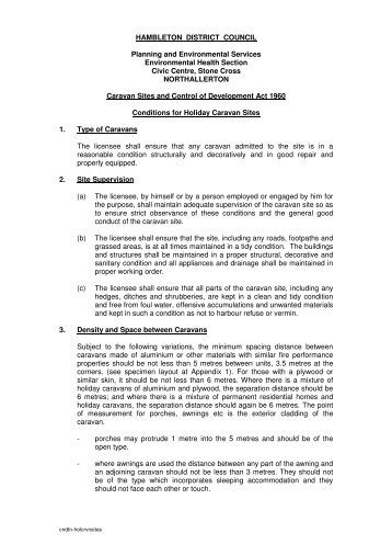 HAMBLETON DISTRICT COUNCIL Planning and Environmental ...