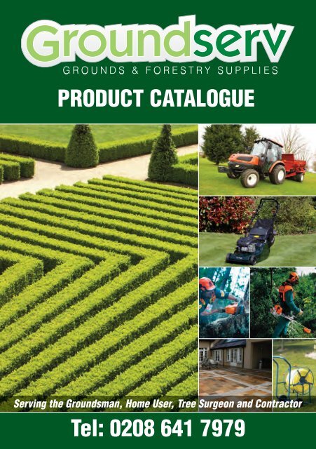 PRODUCT CATALOGUE Tel: 0208 641 7979 - Groundserv.co.uk