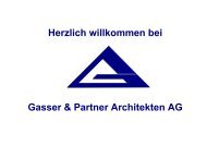 Über uns… - Gasser & Partner Architekten + GU AG