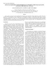 effects of different photoperiods on flowering time of - Pakistan ...