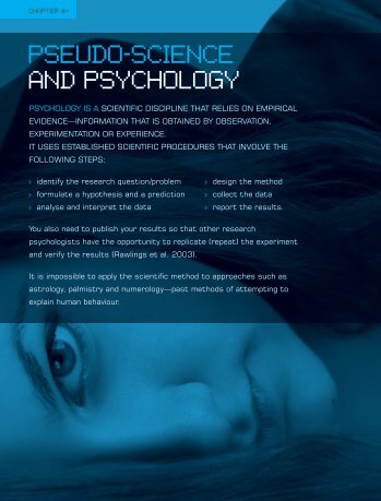 pseudo-science and psychology