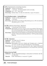 26 Untersuchungen ACE (Angiotensin I converting enzyme ...