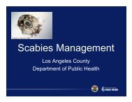 Scabies Management - Department of Public Health - Los Angeles ...