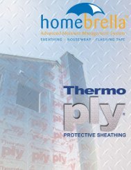 Thermo-ply Sheathing Brochure - Reed Construction Data