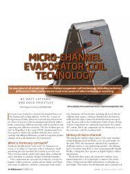 Micro-channeL evaPorator-coiL technoLogy Micro-channeL