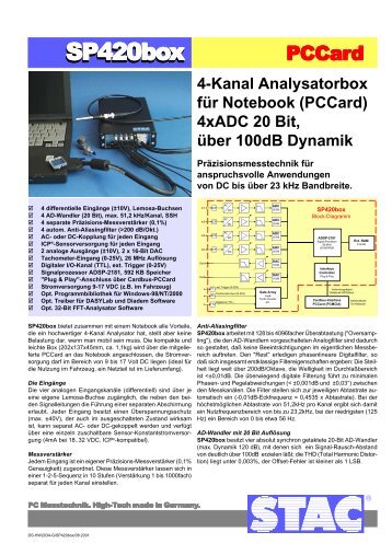 Datenblatt SP420box - stac.de