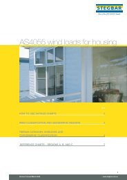 AS4055 wind loads for housing - Stegbar Australia