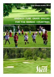 AMENITY TURF GRASS SPECIES FOR THE ... - STERF - Golf.se