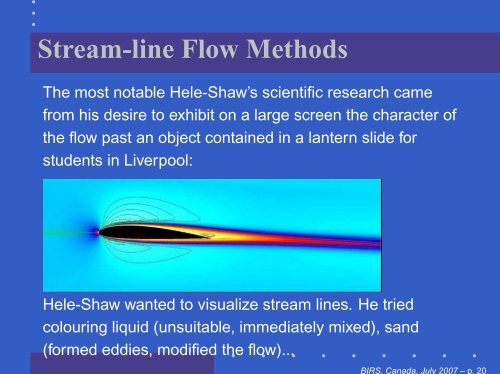 Hele-Shaw Flows: Historical Overview