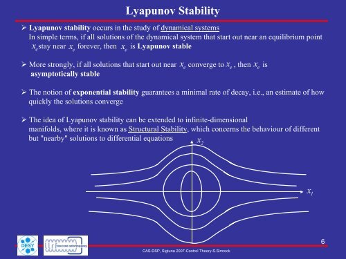 Properties of Non-Linear Systems