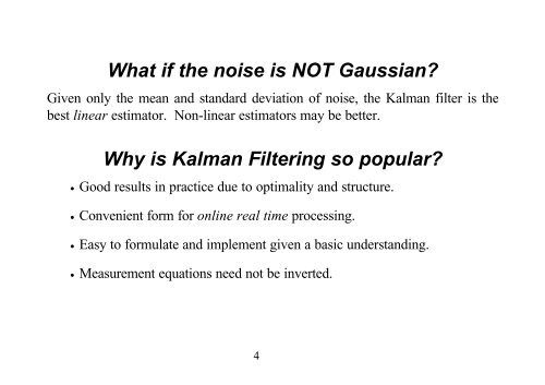 Kalman Filtering Tutorial