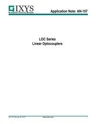 Application Note: AN-107 LOC Series Linear Optocouplers