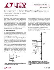 Developments in Battery Stack Voltage Measurement - Linear ...
