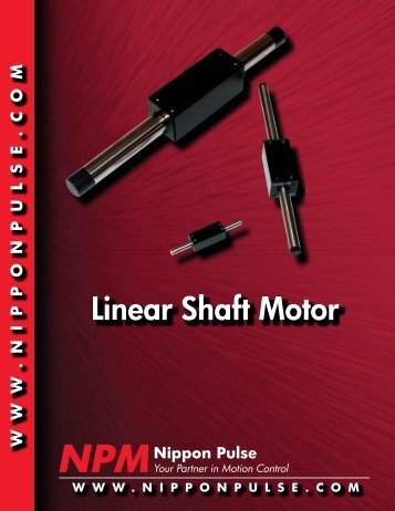 Linear Shaft Motor Catalog - Nippon Pulse