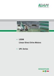 LDDM Linear Direct Drive Motors UPL Series - Idam