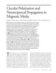 Circular Polarization and Nonreciprocal Propagation in Magnetic ...