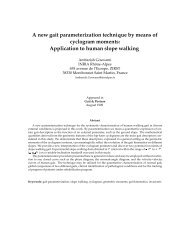 A new gait parameterization technique by means of cyclogram ...