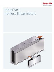 Synchronous Linear Motors Lsf Bosch Rexroth