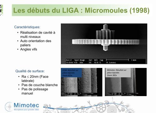 Les débuts du LIGA : Mimetal TM (1998) - Mimotec SA