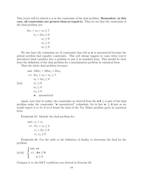 Linear Programming Lecture Notes - Penn State Personal Web Server