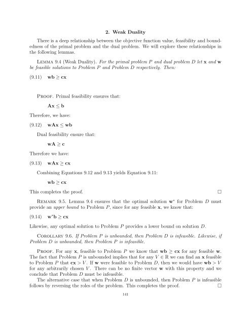 Linear Programming Lecture Notes - Penn State Personal Web Server