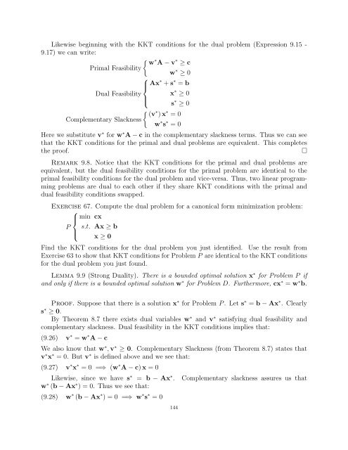 Linear Programming Lecture Notes - Penn State Personal Web Server