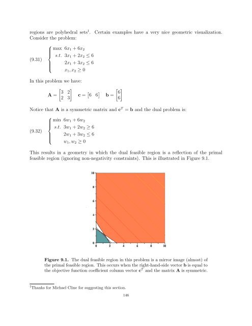 Linear Programming Lecture Notes - Penn State Personal Web Server