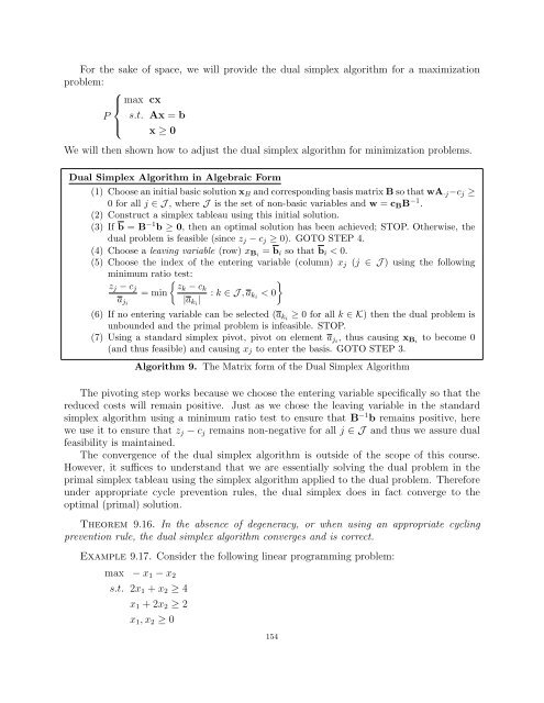 Linear Programming Lecture Notes - Penn State Personal Web Server