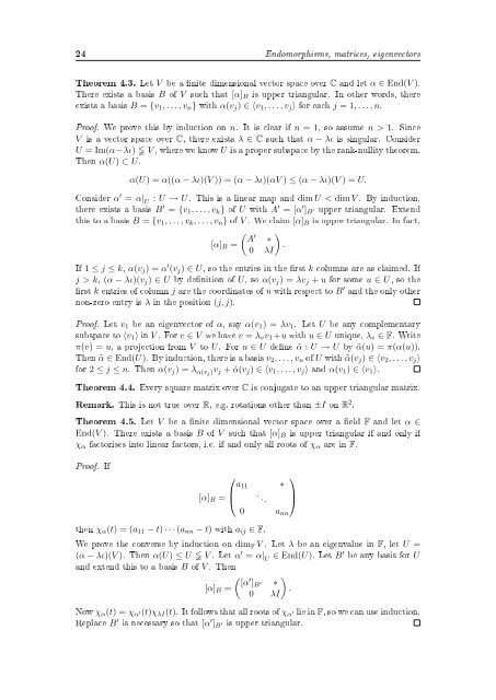 Linear Algebra - Sebastian Pancratz