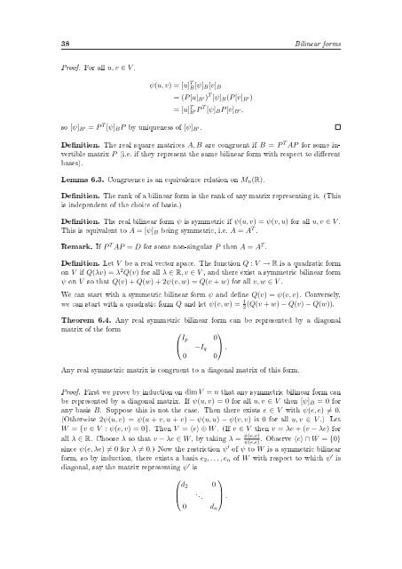 Linear Algebra - Sebastian Pancratz